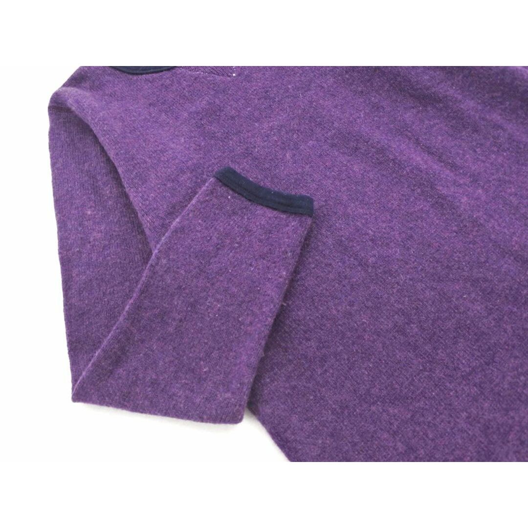 GAIJIN MADE(ガイジンメイド)のGAIJIN MADE ガイジンメイド ウール100% ニット セーター sizeS/紫  ◇■ メンズ メンズのトップス(ニット/セーター)の商品写真