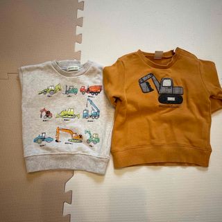 プティマイン(petit main)のトレーナー　beamsとプティマイン　２枚セット(Tシャツ/カットソー)