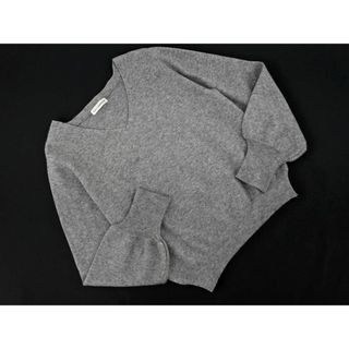 アーヴェヴェ(a.v.v)のa.v.v アーヴェヴェ Vネック ニット セーター sizeS/グレー ◇■ レディース(ニット/セーター)