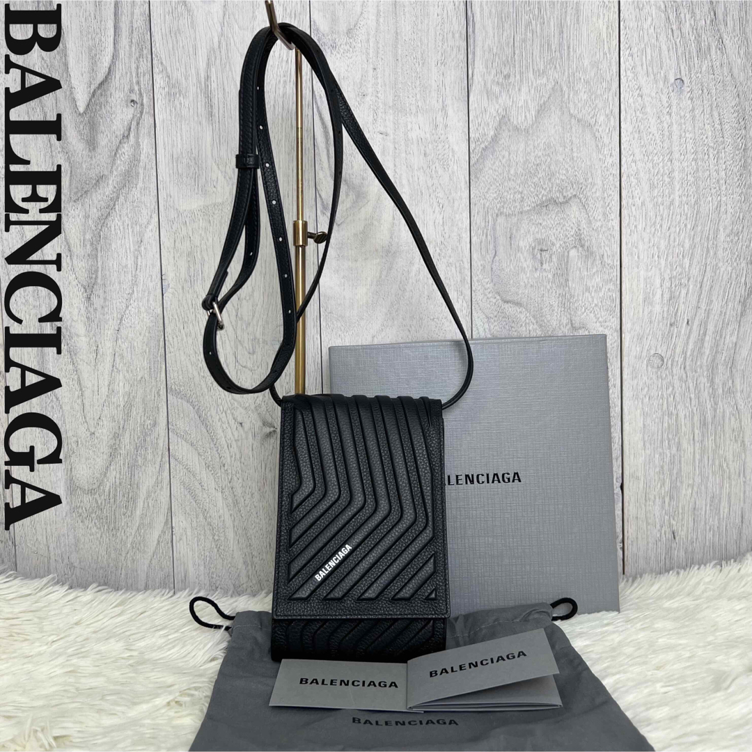 Balenciaga(バレンシアガ)の極美品♡現行モデル♡付属品♡グレインカーフスキン♡バレンシアガ ショルダーバッグ メンズのバッグ(ショルダーバッグ)の商品写真