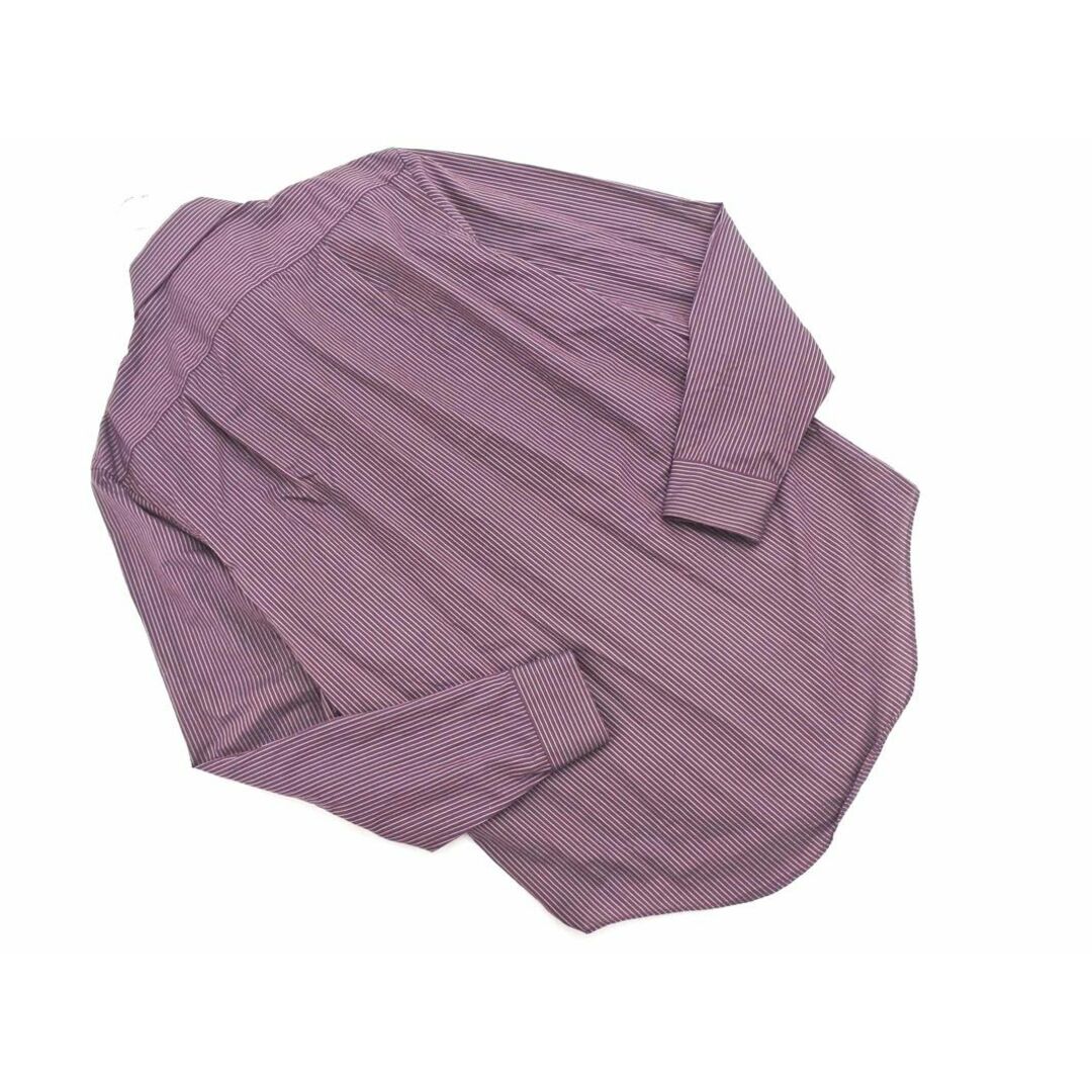 Calvin Klein(カルバンクライン)のカルバンクライン ストライプ シャツ size15/紫  ◇■ メンズ メンズのトップス(シャツ)の商品写真
