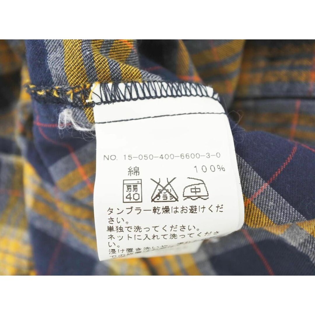 JOURNAL STANDARD(ジャーナルスタンダード)のJOURNAL STANDARD ジャーナルスタンダード チェック シャツ 紺ｘ黄 ◇■ メンズ メンズのトップス(シャツ)の商品写真