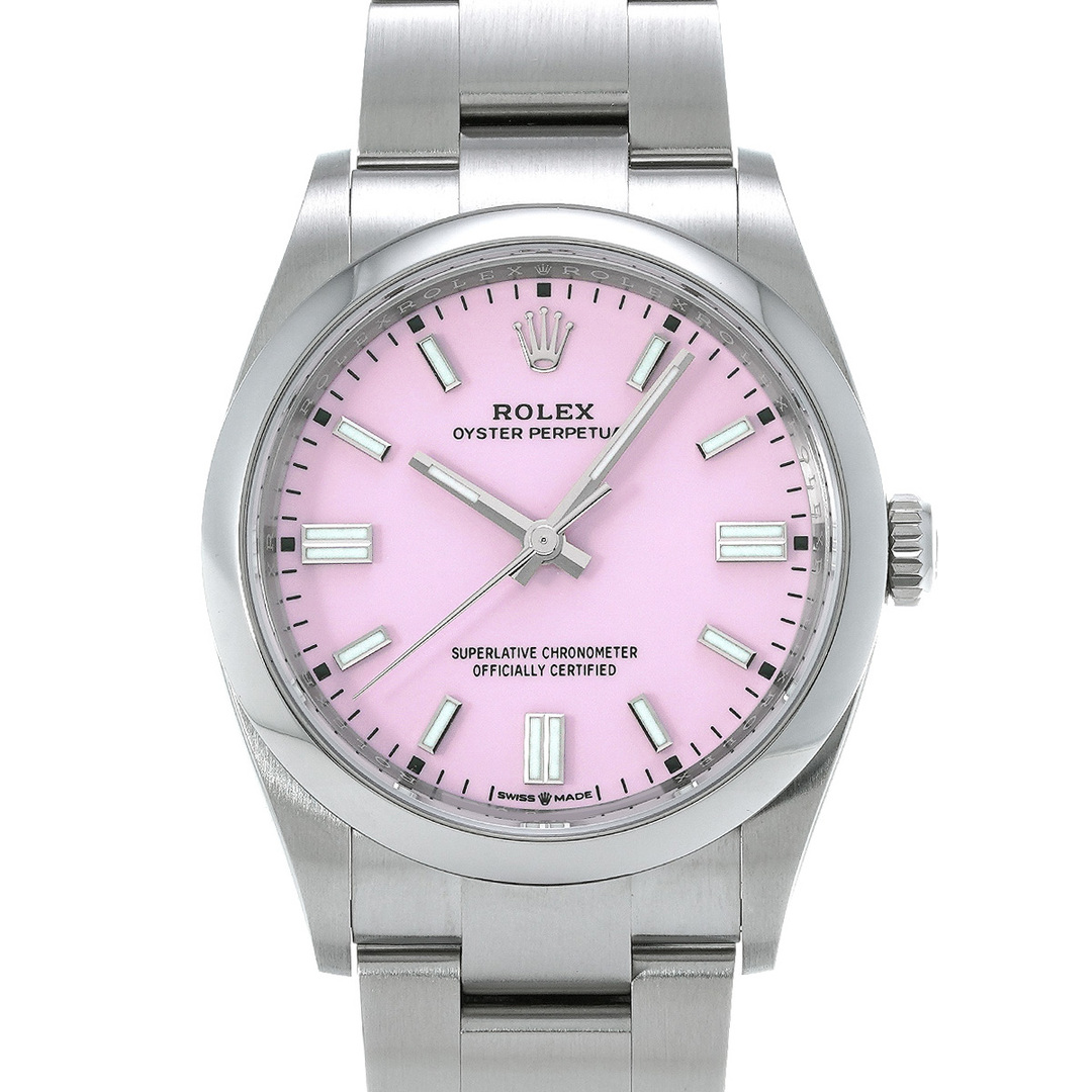 ROLEX(ロレックス)の中古 ロレックス ROLEX 126000 ランダムシリアル キャンディピンク メンズ 腕時計 メンズの時計(腕時計(アナログ))の商品写真