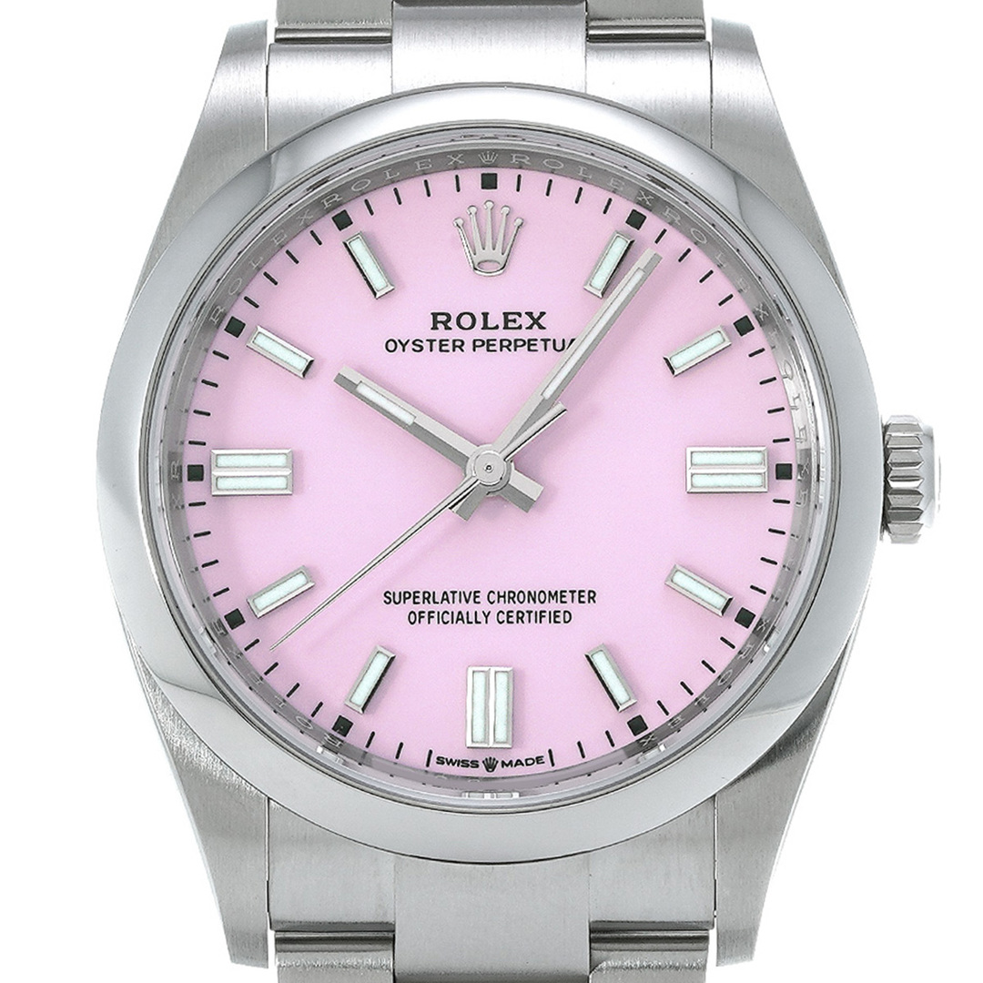 ROLEX(ロレックス)の中古 ロレックス ROLEX 126000 ランダムシリアル キャンディピンク メンズ 腕時計 メンズの時計(腕時計(アナログ))の商品写真