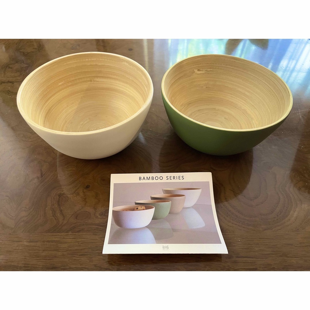 【新品未使用】Bamboo Bowl 「Forest ＆ Cloud」 インテリア/住まい/日用品のキッチン/食器(食器)の商品写真