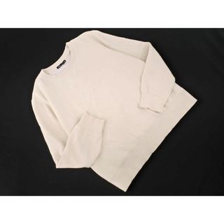 ザラ(ZARA)のZARA ザラ 裏起毛 スウェット sizeL/アイボリー ◇■ レディース(トレーナー/スウェット)