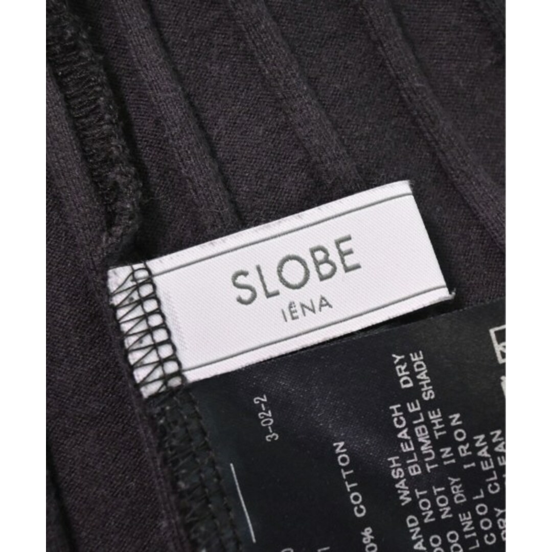 SLOBE IENA(スローブイエナ)のSLOBE IENA スローブイエナ Tシャツ・カットソー -(XS位) 黒 【古着】【中古】 レディースのトップス(カットソー(半袖/袖なし))の商品写真