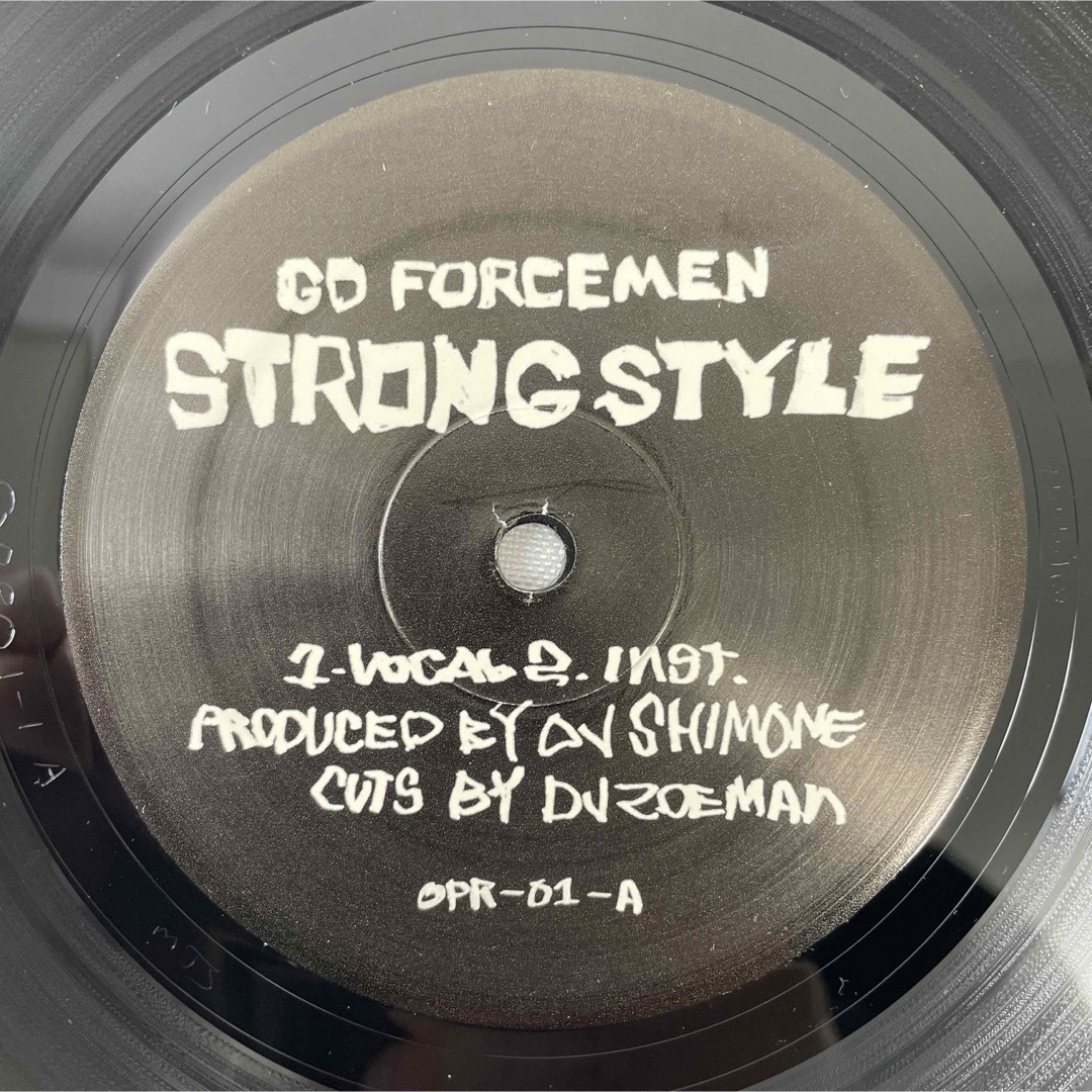 Go Forcemen / Strong Style【12"】 エンタメ/ホビーのCD(ヒップホップ/ラップ)の商品写真