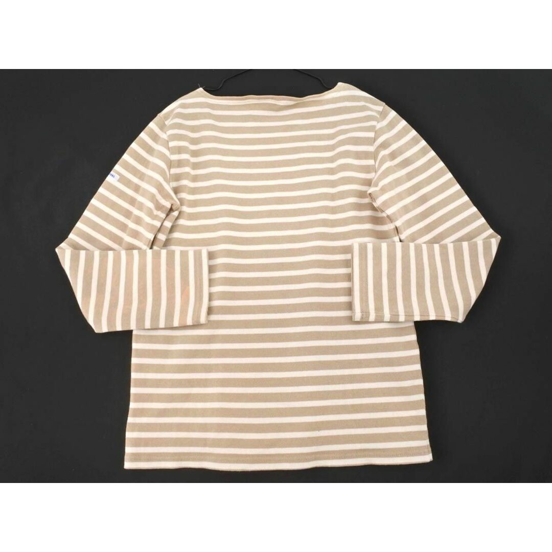 ORCIVAL(オーシバル)のORCIVAL オーシバル ボーダー 長袖 Tシャツ size0/ベージュ ◇■ レディース レディースのトップス(Tシャツ(長袖/七分))の商品写真