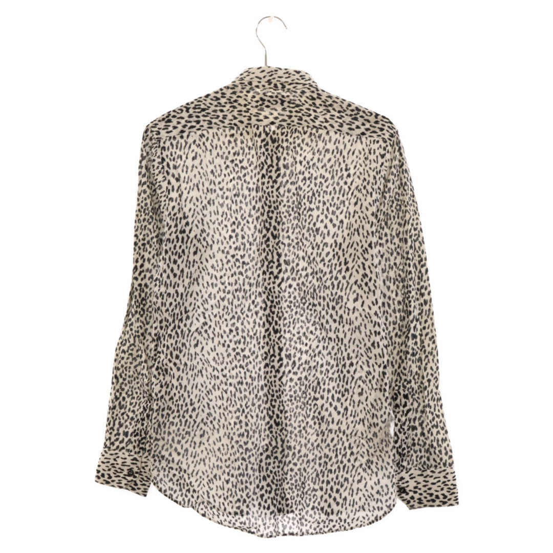 Saint Laurent(サンローラン)のSAINT LAURENT PARIS サンローランパリ 13AW エディ期 Leopard Shirt ベイビーキャット レオパード ロングスリーブ 長袖 シャツ ホワイト/ブラック 323920 YM36P メンズのトップス(シャツ)の商品写真