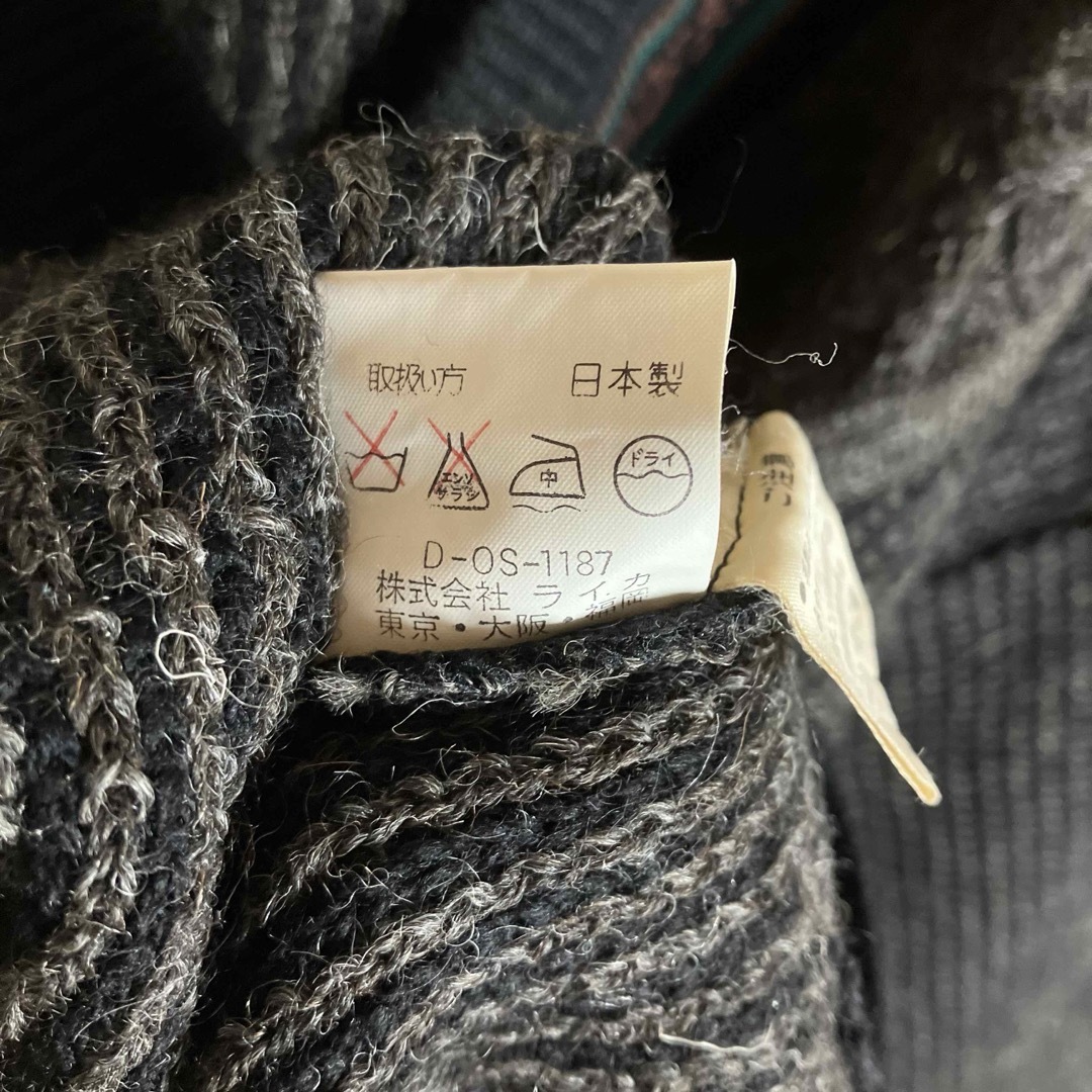 古着屋Cino似た商品はコチラ90s ビンテージ　ニット　ウール　モヘアタッチ　Vネック　黒　日本製