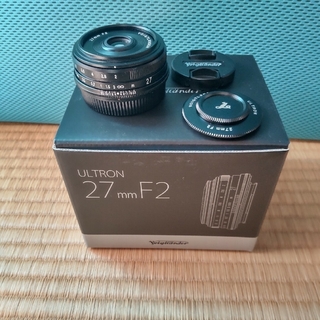 コシナ(COSINA)の美品　フォクトレンダー　ULTRON 27mm F2　フジｘマウント(その他)