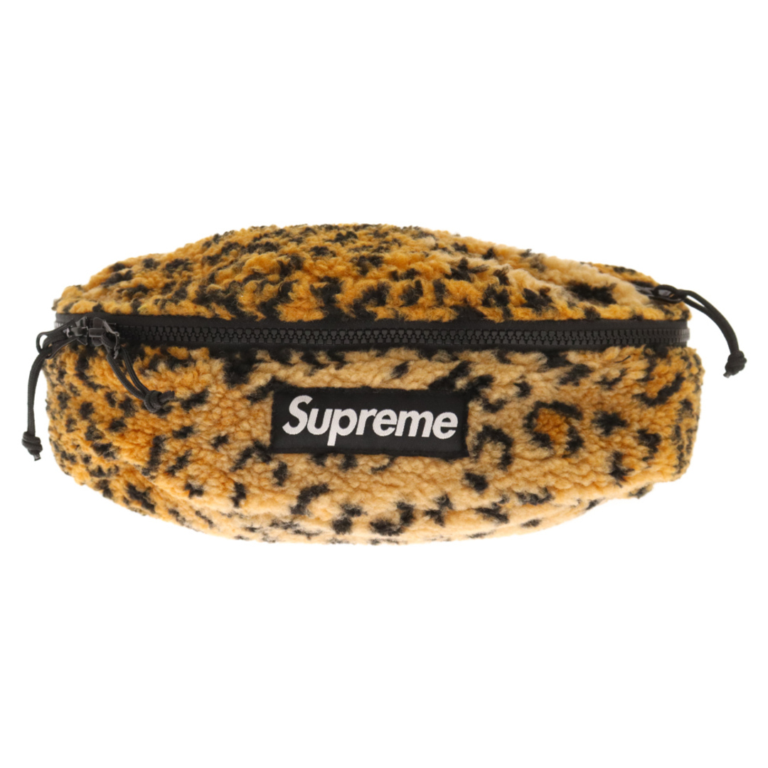Supreme(シュプリーム)のSUPREME シュプリーム 17AW Leopard Fleece Waist Bag レオパードフリースウエストバッグ ブラウン メンズのバッグ(ウエストポーチ)の商品写真