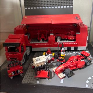 レゴ(Lego)のレゴ レーサーズ スクーデリア フェラーリ トラック 8654 絶版品(模型/プラモデル)