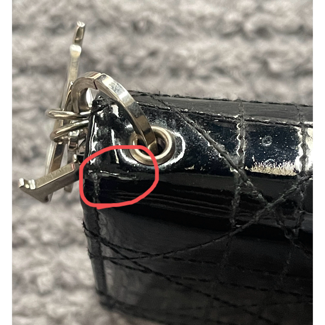 Christian Dior(クリスチャンディオール)のディオール　長財布　エナメル　 レディースのファッション小物(財布)の商品写真