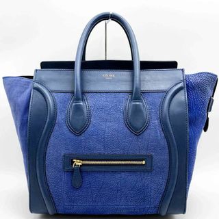 ほぼ未使用♡ CELINE 縦カバ ネイビー ラムスキンバッグ