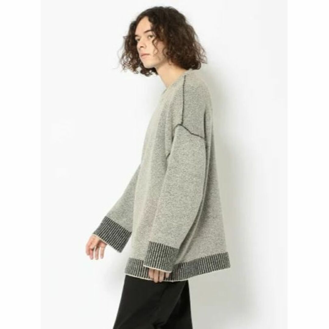 Laid Back CROPPED KNITTED SWEATER 2サイズ メンズのトップス(ニット/セーター)の商品写真