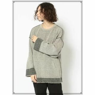 Laid Back CROPPED KNITTED SWEATER 2サイズ(ニット/セーター)
