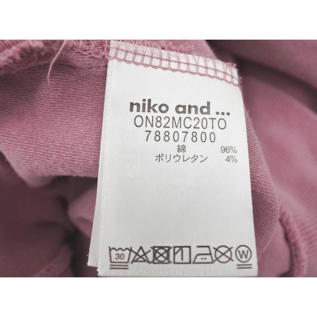 niko and...(ニコアンド)のniko and ニコ アンド カットソー sizeL/ピンク ◇■ レディース レディースのトップス(カットソー(長袖/七分))の商品写真