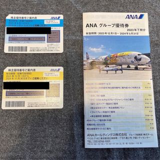 エーエヌエー(ゼンニッポンクウユ)(ANA(全日本空輸))のANA 株主優待件2枚&グループ優待券冊子(その他)