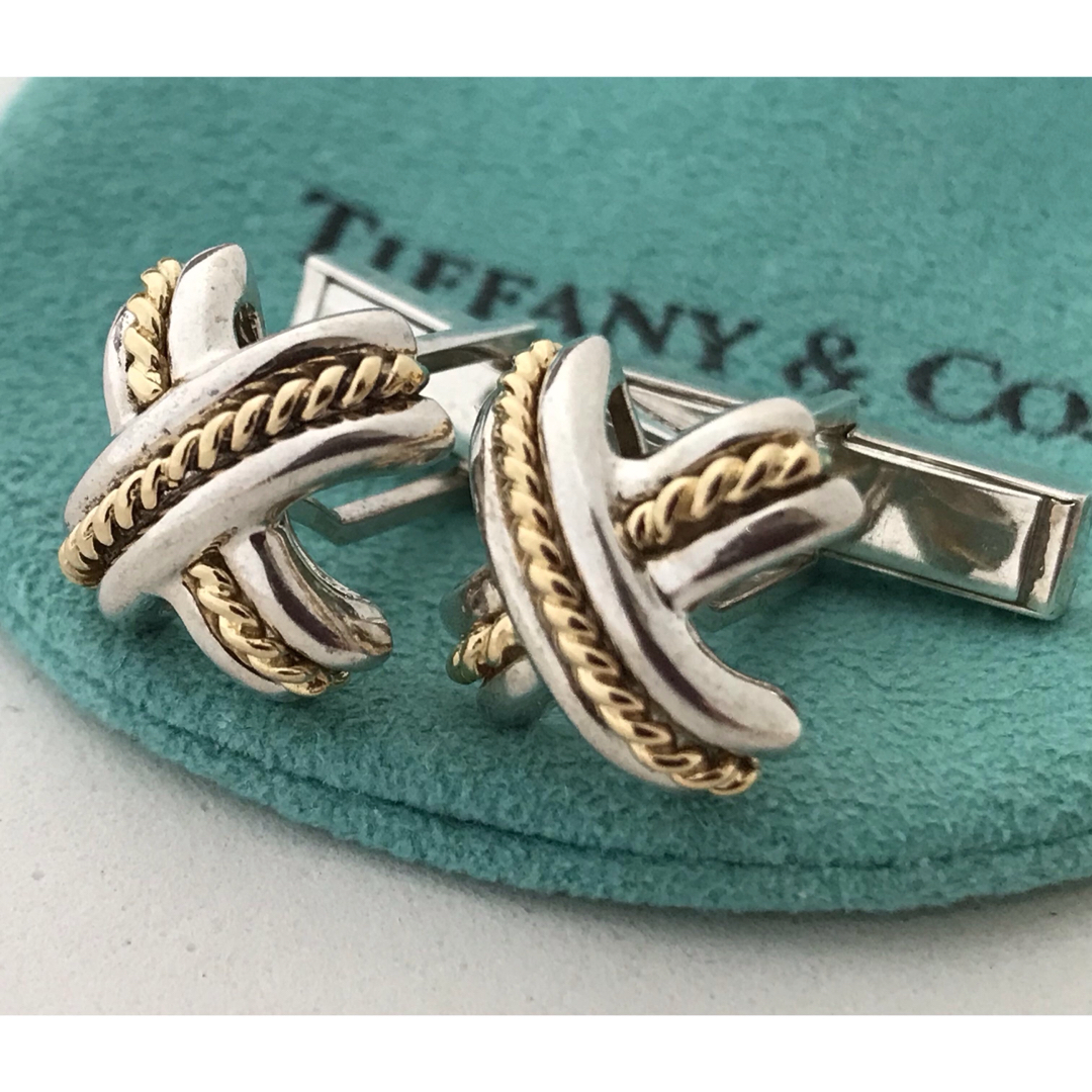 Tiffany & Co.(ティファニー)のTiffany コンビシグネチャー カフス メンズのファッション小物(カフリンクス)の商品写真