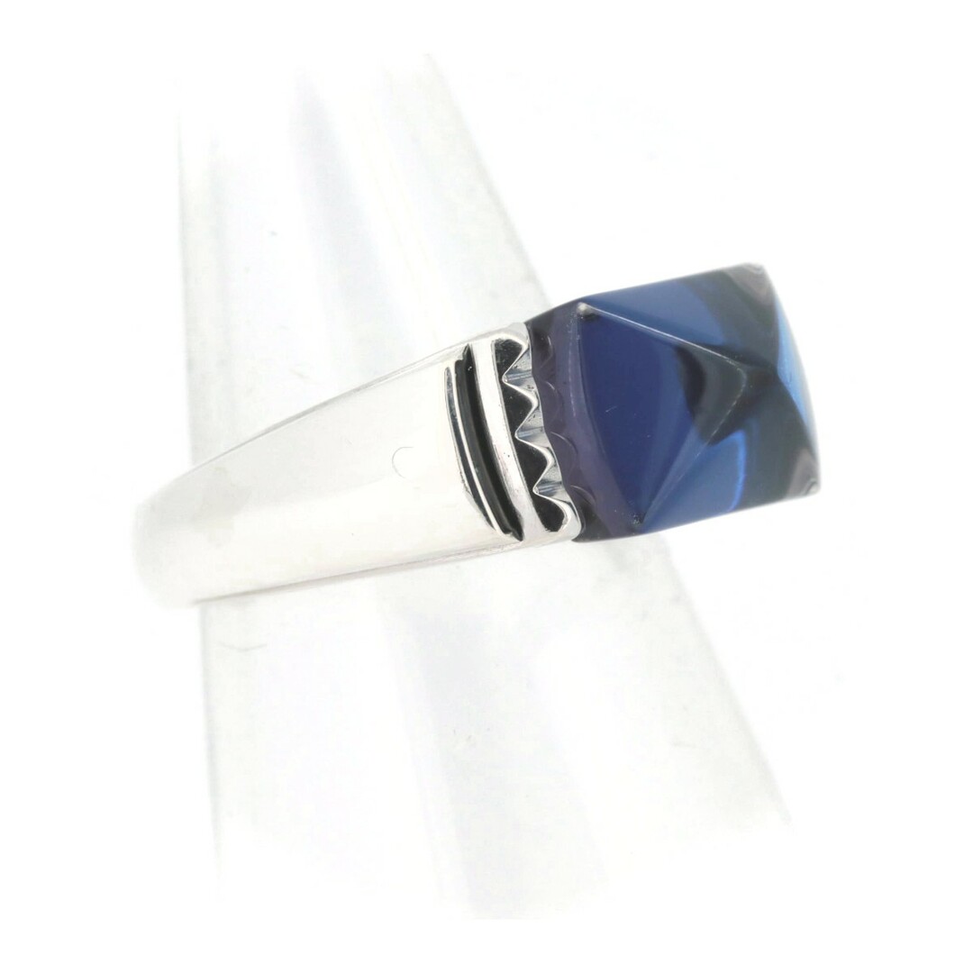 目立った傷や汚れなし バカラ クリスタル リング 指輪 16号 SV925(シルバー) レディースのアクセサリー(リング(指輪))の商品写真
