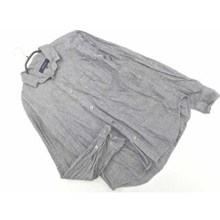 シップス(SHIPS)のSHIPS JET BLUE シップスジェットブルー ダンガリー ワイヤーカラー シャツ sizeM/グレー ◇■ メンズ(シャツ)