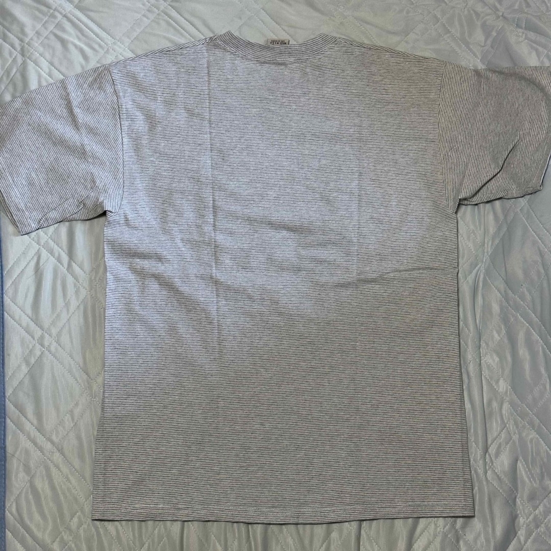 CalCru(カルクルー)のCal Cru Micro Border Tee M Made in USA メンズのトップス(Tシャツ/カットソー(半袖/袖なし))の商品写真