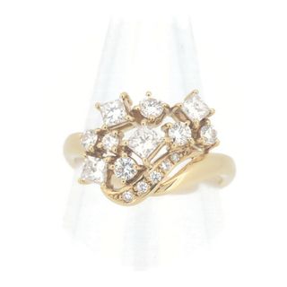 タサキ(TASAKI)の目立った傷や汚れなし タサキ ダイヤモンド リング 指輪 1.09CT 15号 K18YG(18金 イエローゴールド)(リング(指輪))