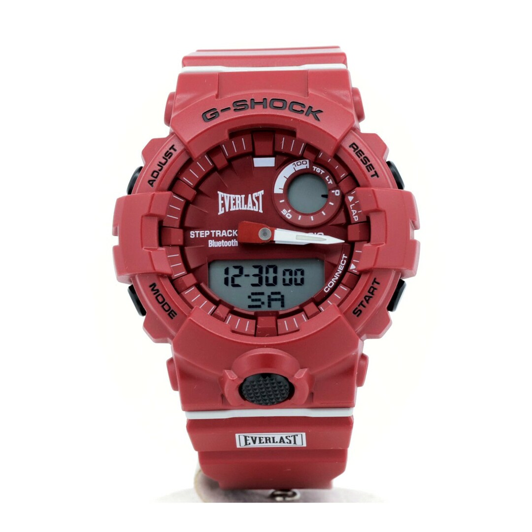 CASIO(カシオ)の目立った傷や汚れなし カシオ ジーショック GBA-800 EVERLASTコラボ メンズ レディース 腕時計 赤 メンズの時計(腕時計(アナログ))の商品写真