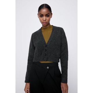 ザラ(ZARA)のニットカーディガン  ZARA(カーディガン)