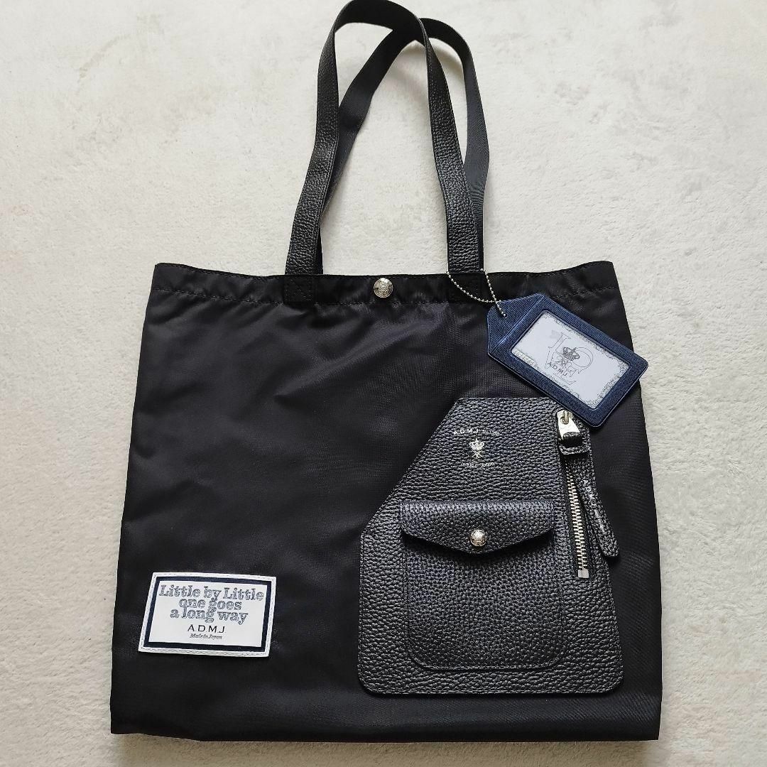 極美品 ADMJ デービス トートバッグ ライダースポケット 極美品 ADMJ デービス トートバッグ ライダースポケット