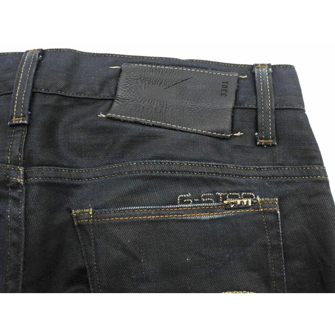G-STAR RAW(ジースター)のG-STAR RAW ジースターロゥ 3301 ボタンフライ スリム デニムパンツ size31/紺 ■■ メンズ メンズのパンツ(デニム/ジーンズ)の商品写真