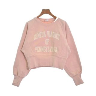 フリークスストア(FREAK'S STORE)のFREAK'S STORE フリークスストア スウェット F ピンク 【古着】【中古】(トレーナー/スウェット)