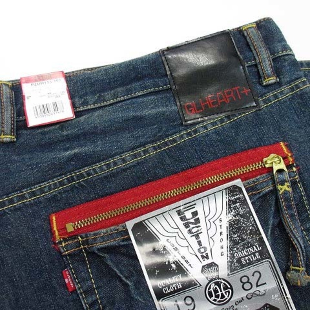 BIG JOHN(ビッグジョン)のビッグジョン ジーエルハート フラップ ストレート デニムパンツ ジーンズ 50 メンズのパンツ(デニム/ジーンズ)の商品写真