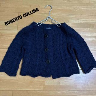 ロベルトコリーナ(ROBERTO COLLINA)のロベルトコリーナ×ユナイテッドアローズ ニット ショートカーディガン イタリア製(カーディガン)