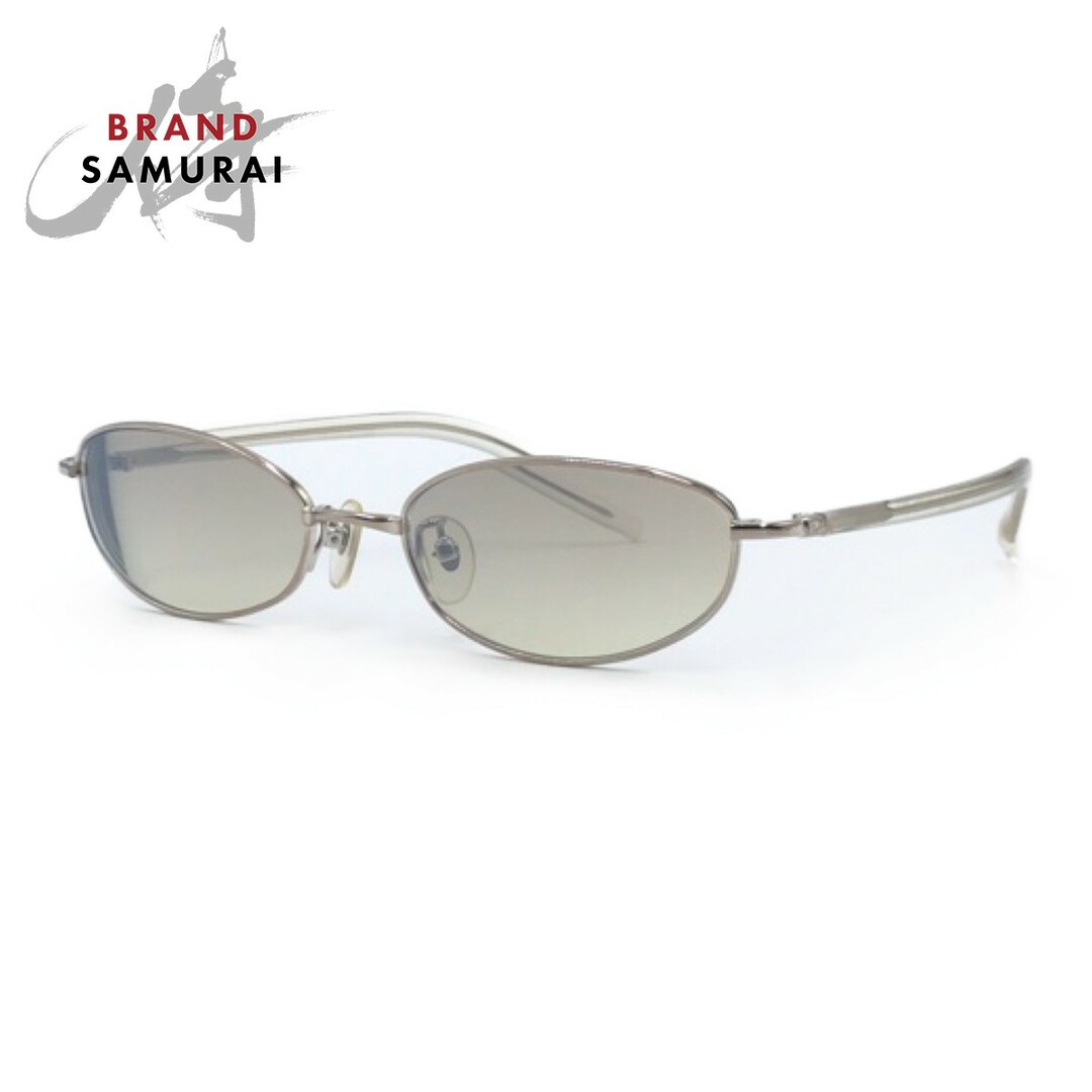 Ray-Ban(レイバン)のRay-Ban レイバン ブラウン 茶 シルバー金具 メタル RB3232 003/52 55□18 135 サングラス オーバル レディース 404106 【中古】 レディースのファッション小物(サングラス/メガネ)の商品写真