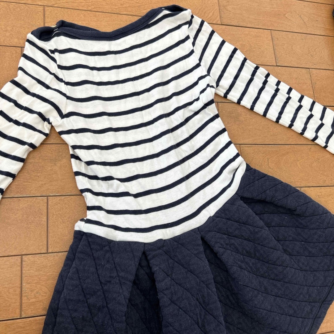 PETIT BATEAU(プチバトー)のプチバトー＊長袖ワンピース116cm キッズ/ベビー/マタニティのキッズ服女の子用(90cm~)(ワンピース)の商品写真