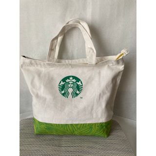 スターバックス(Starbucks)の【Starbucks】スターバックス ミニトートホワイト【新品未使用】(トートバッグ)