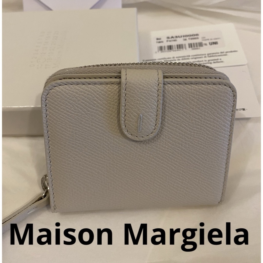 メゾンマルジェラ Maison Margiela ミニ財布　コインケース　グレーエムエム6