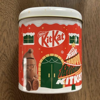 ネスレ(Nestle)のKitKat クリスマス 缶のみ　2個(小物入れ)