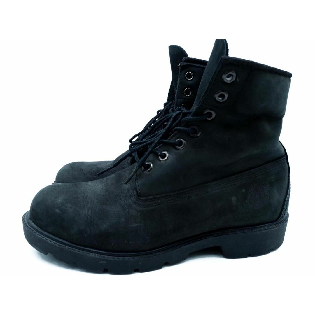 Timberland(ティンバーランド)のTimberland ティンバーランド 10042 6インチ (26cm)ベーシック レザー ショート ブーツ size8W/黒 ■■ メンズ メンズの靴/シューズ(ブーツ)の商品写真