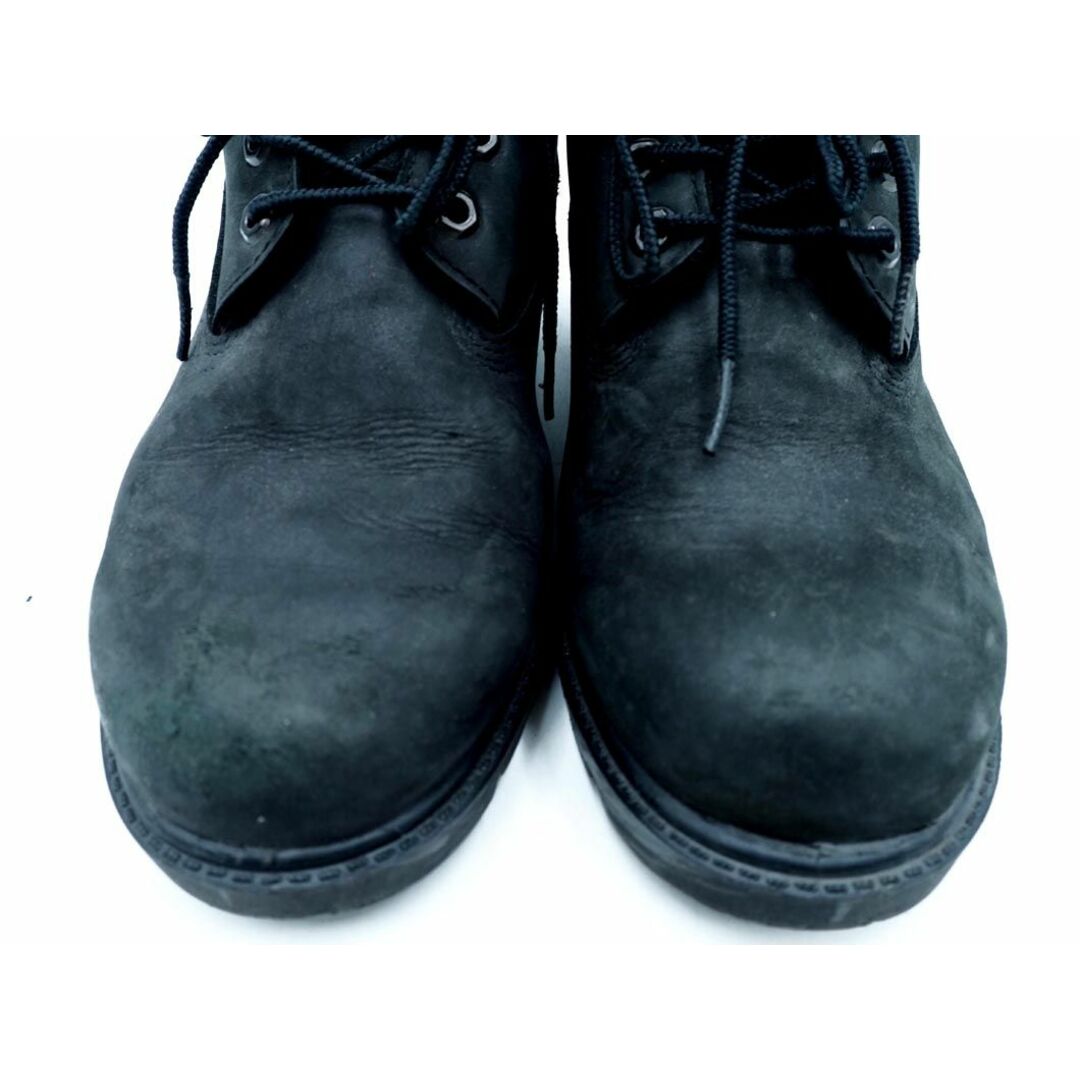 Timberland(ティンバーランド)のTimberland ティンバーランド 10042 6インチ (26cm)ベーシック レザー ショート ブーツ size8W/黒 ■■ メンズ メンズの靴/シューズ(ブーツ)の商品写真