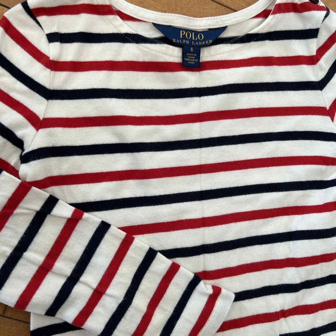 POLO RALPH LAUREN(ポロラルフローレン)の美品POLOラルフローレン＊ワンピース6才/120cm キッズ/ベビー/マタニティのキッズ服女の子用(90cm~)(ワンピース)の商品写真