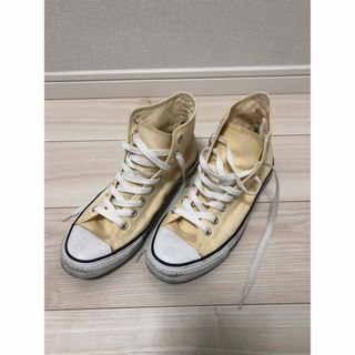 オールスター(ALL STAR（CONVERSE）)のConverseコンバース オールスター 薄イエロー ハイカット 26cm(スニーカー)