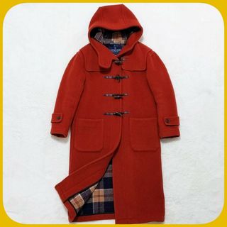 ロンドントラディション(LONDON TRADITION)の美品 London Tradition ダッフルコート オレンジ レッド 赤 M(ダッフルコート)