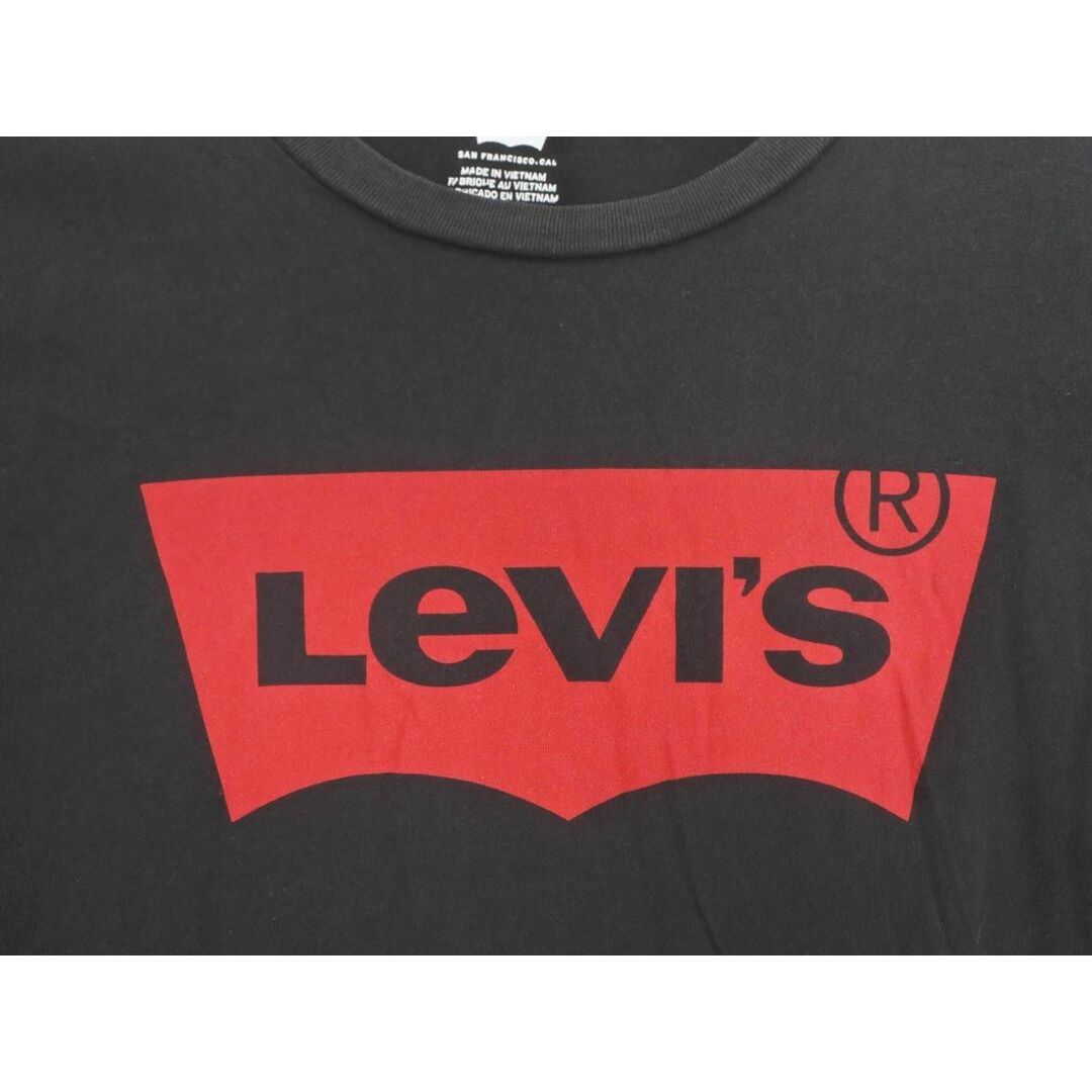 Levi's(リーバイス)のLEVI'S リーバイス ロゴプリント 長袖 カットソー sizeM/黒 ◇■ メンズ メンズのトップス(Tシャツ/カットソー(七分/長袖))の商品写真