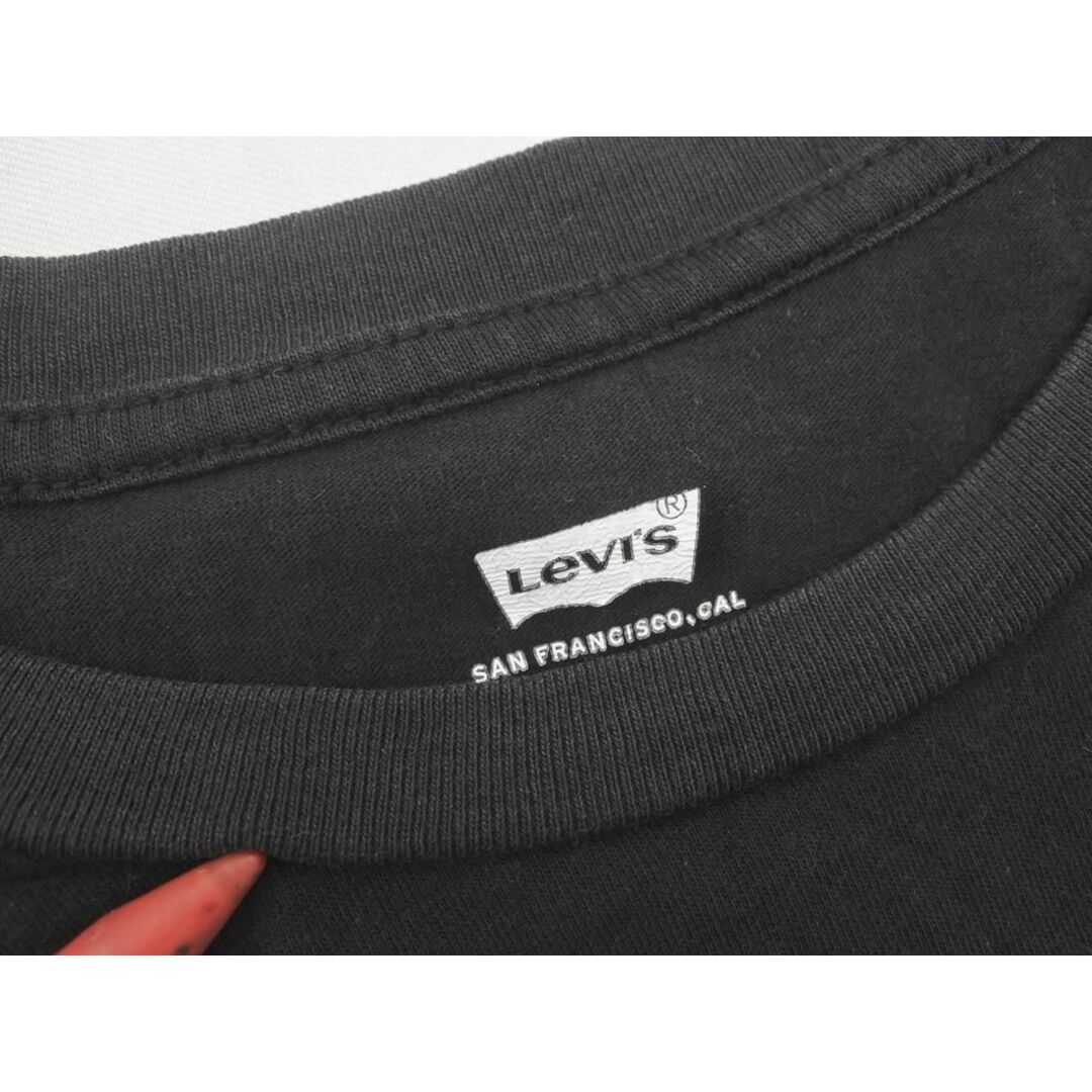 Levi's(リーバイス)のLEVI'S リーバイス ロゴプリント 長袖 カットソー sizeM/黒 ◇■ メンズ メンズのトップス(Tシャツ/カットソー(七分/長袖))の商品写真