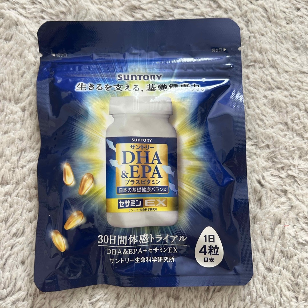 サントリー(サントリー)のサントリー DHA&EPA＋セサミンEX 食品/飲料/酒の食品/飲料/酒 その他(その他)の商品写真