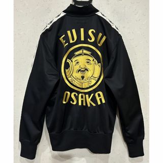 エビス(EVISU)の＊ヤマネ エヴィス 家紋 ライン えびす カモメ 刺繍 トラックジャケット 42(ジャージ)